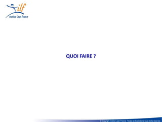 QUOI FAIRE ?




               © Copyright Institut Lean France. Textes et illustrations tous droits réservés
 