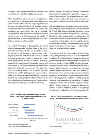 The retirement age and the pension system, the labor market and the ...