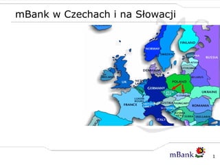 mBank w Czechach i na Słowacji 