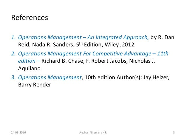 Chapter 7capacity Planning Facility Location Chapter 7capacity Planning Facility Location