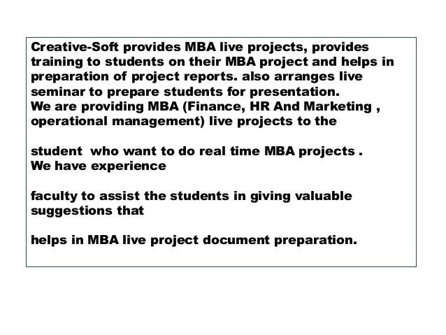Live Projects For Mba Operations mba operations management live projects Live Projects For Mba Operations mba operations management live projects
