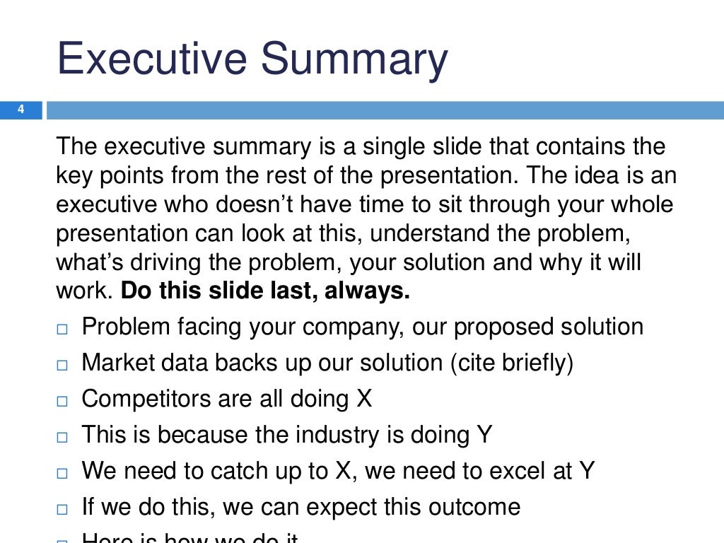 MBA case study presentation template