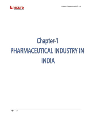 Emcure Pharmaceuticals Ltd.
1 | P a g e
 