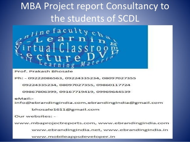 Mba Consultancy Project Exle mba project report consultancy to the students of scdl Mba Consultancy Project Exle mba project report consultancy to the students of scdl