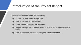 MBA Project Report  Gideline PPT.pptx