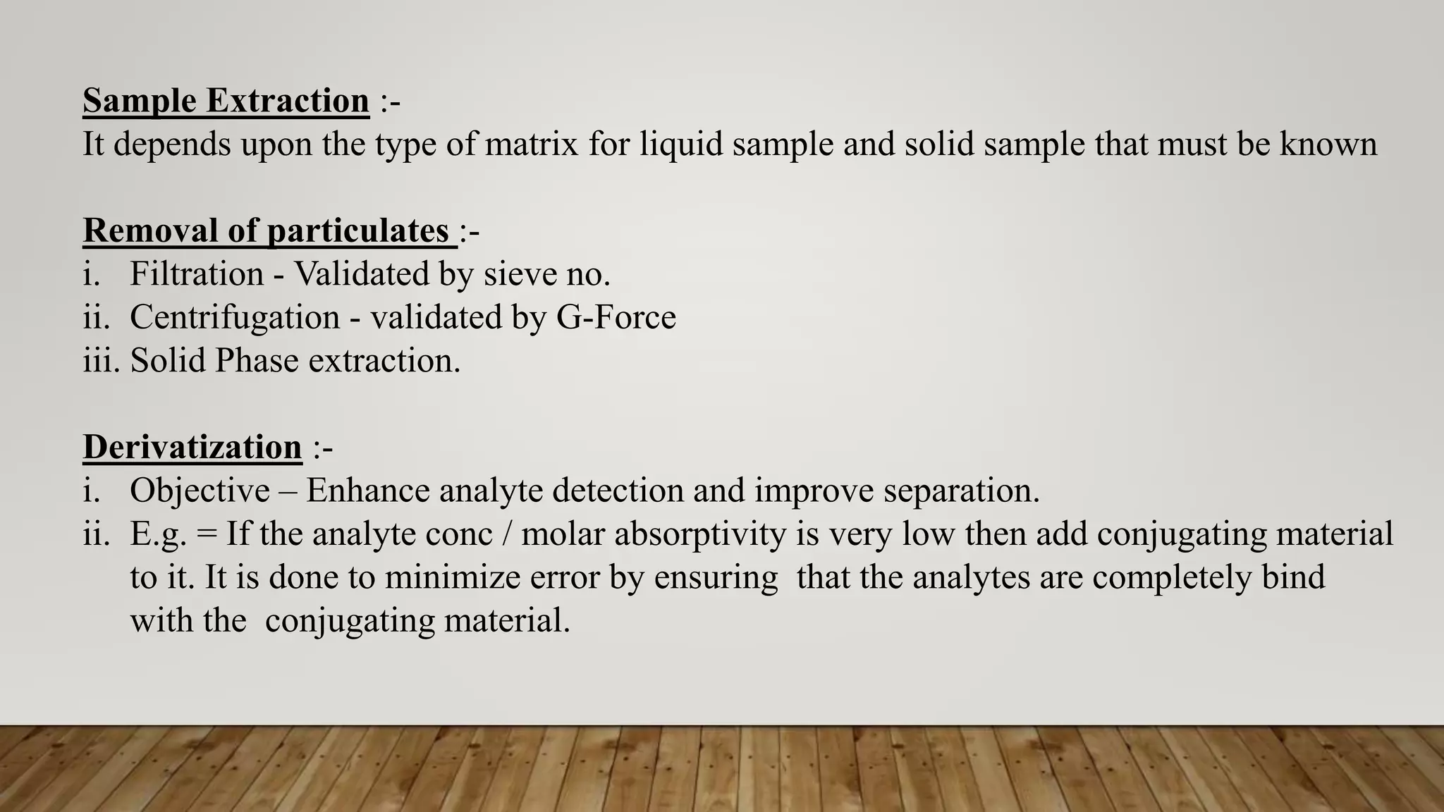 Minimize Error In Sample Pre-treatment.pptx