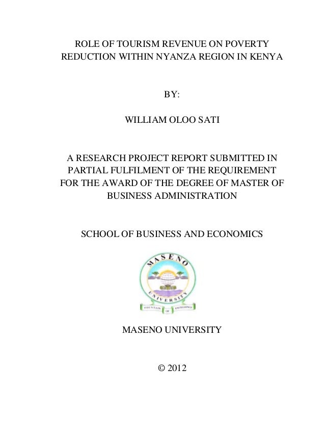 Dissertation report for mba