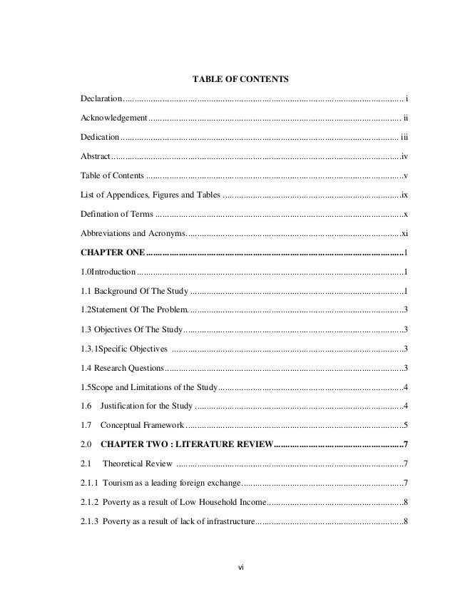 Dissertation in tourism management