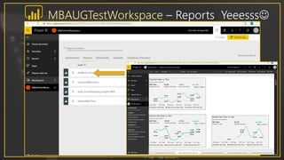 MBAUGTestWorkspace – Reports Yeeesss
 