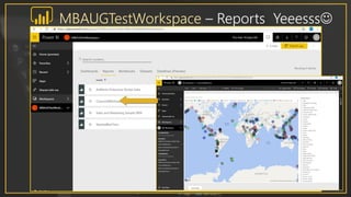 MBAUGTestWorkspace – Reports Yeeesss
 