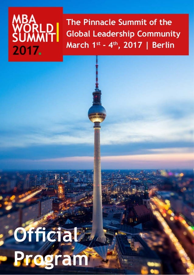 Mba World Summit 2017