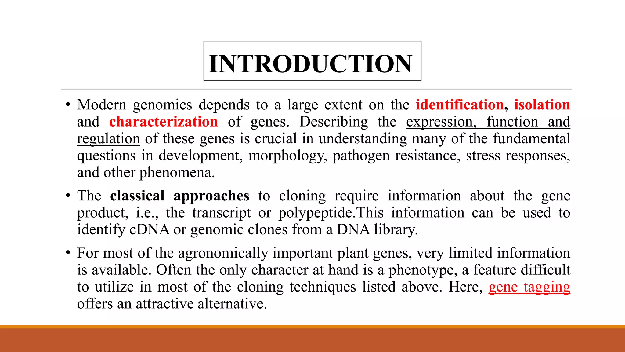TDNA tagging and case study | PPTX