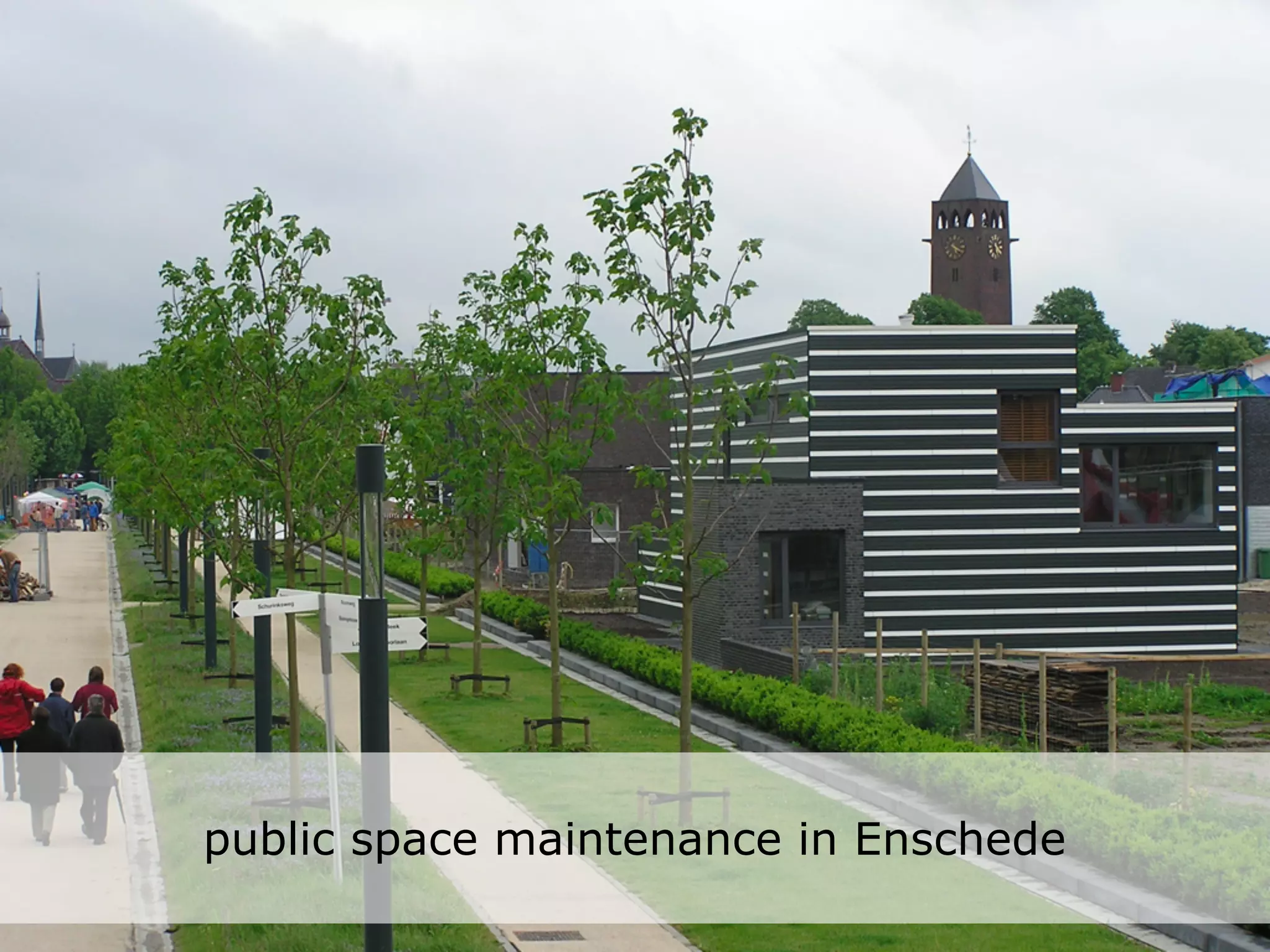 public space maintenance in Enschede
 