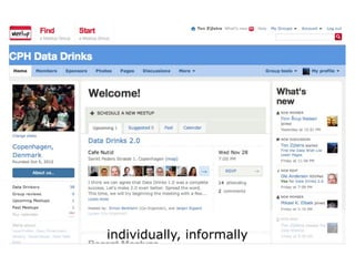 i
individually, informally
 