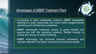 MBBR wastewater treatment plant | PPTX