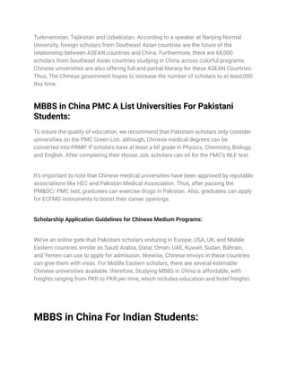 MBBS In China For Pakistani Students Complete Guide 2023-24.pdf