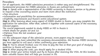 mbbs in russia for indian students 2023-24 | PDF