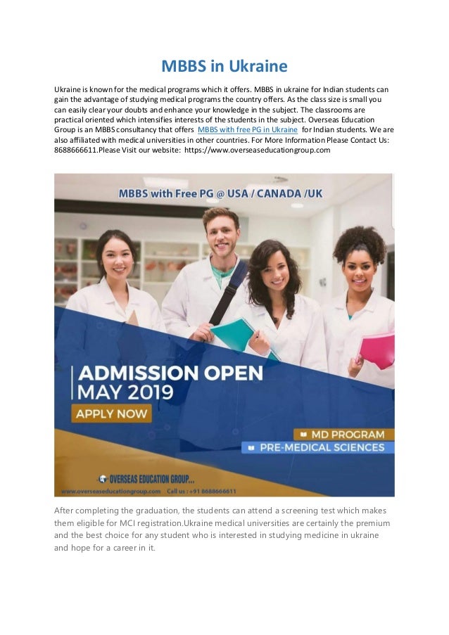 Mbbs In Ukraine Overseas Education Group