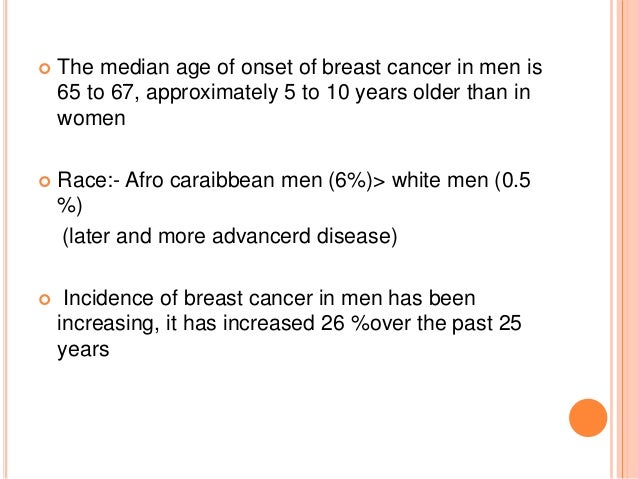 Male breast cancer case studies