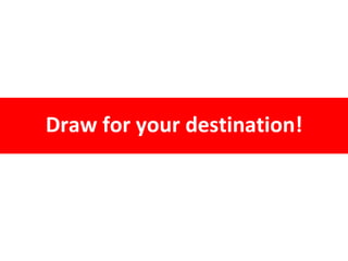 Draw for your destination!
 