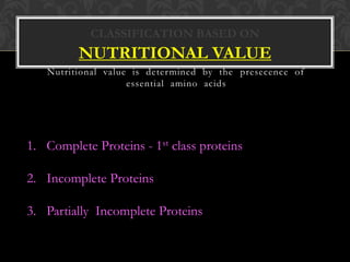 Partially Incomplete Protiens Comprehensive Overview of Amino Acids and Proteins: Structure ...