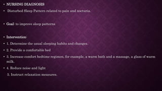 Disturbed Sleep Pattern Pathophysio Example urinary tract infection | PPTX