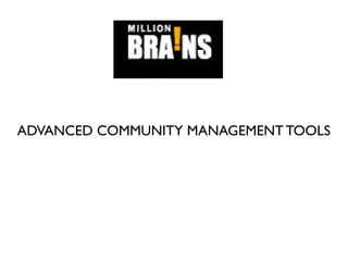 MillionBrains community tools