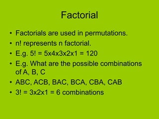 Probability and statistics | PPT