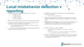 Misbehavior Handling Throughout the V2V System Lifecycle | PPTX | Auto ...