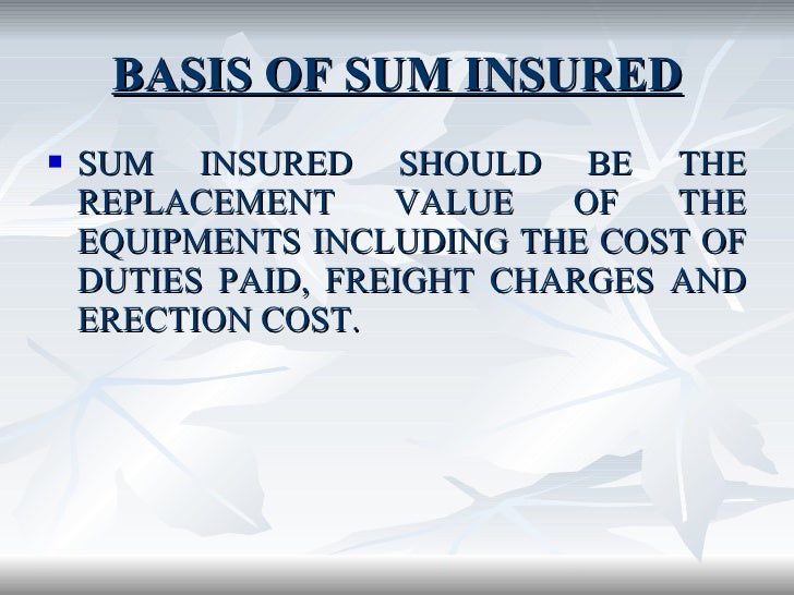 Machinery Breakdown Insurance
