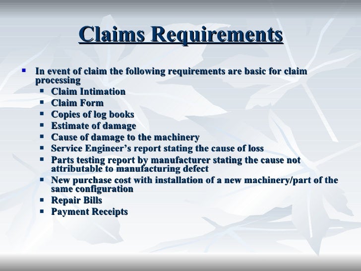 Machinery Breakdown Insurance