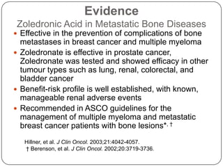 Metastatic Bone Disease & Role of Zoledronic Acid | PPTX