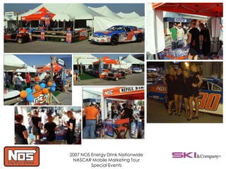 2007 NOS Energy Drink Nationwide
NASCAR Mobile Marketing Tour
Special Events
 