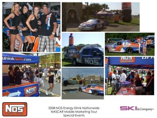2008 NOS Energy Drink Nationwide
NASCAR Mobile Marketing Tour
Special Events
 