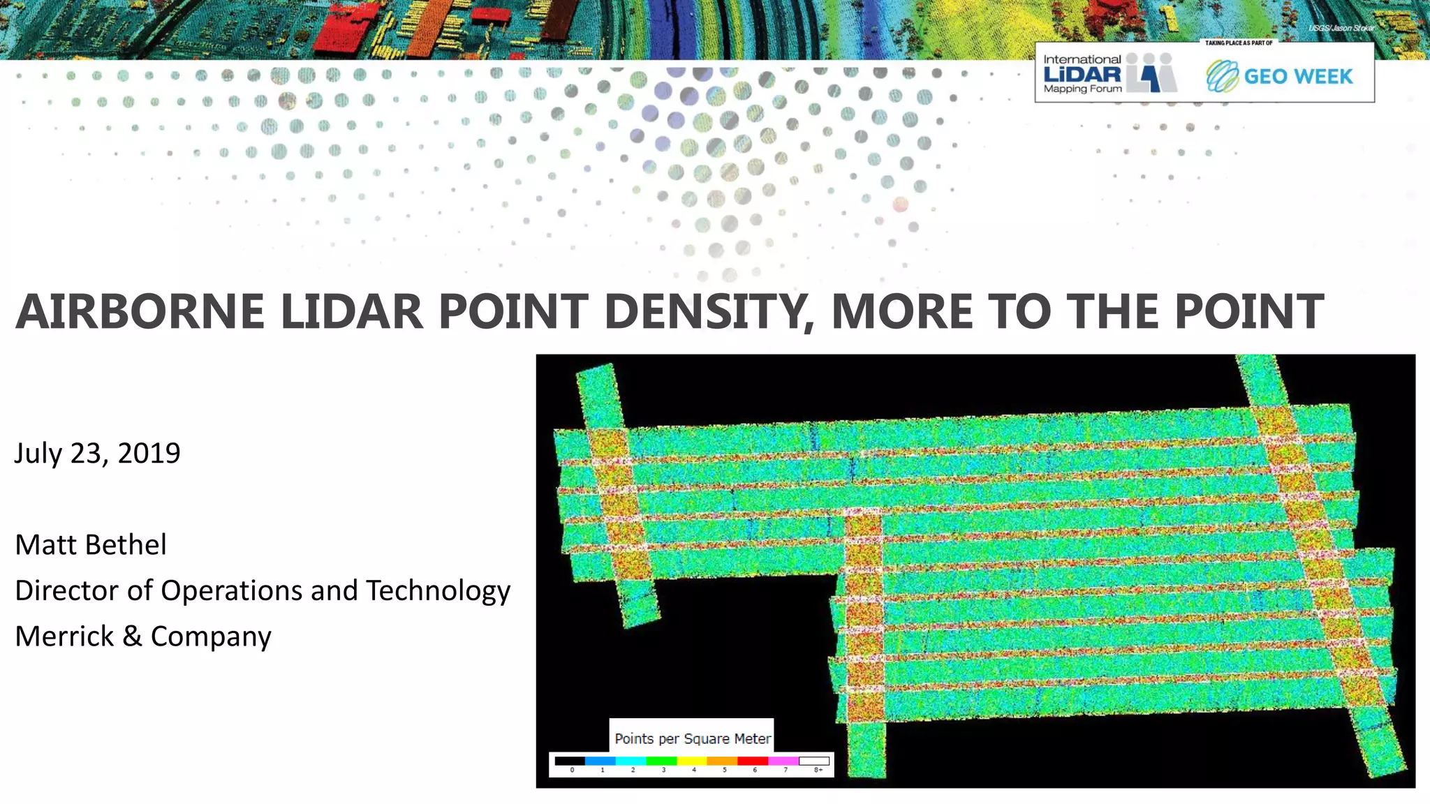 AIRBORNE LIDAR POINT DENSITY | PPT