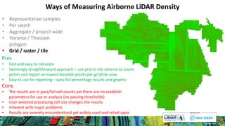 AIRBORNE LIDAR POINT DENSITY | PDF