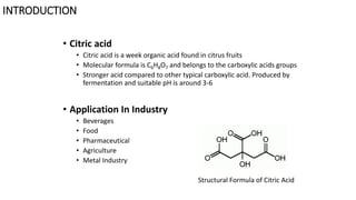 Citric acid | PPTX