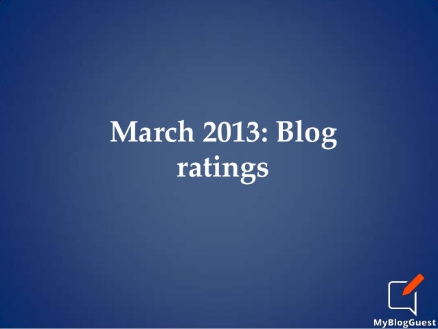 MyBlogGuest 2013 Year Slide 5