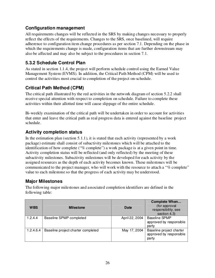 mbg spmp project management