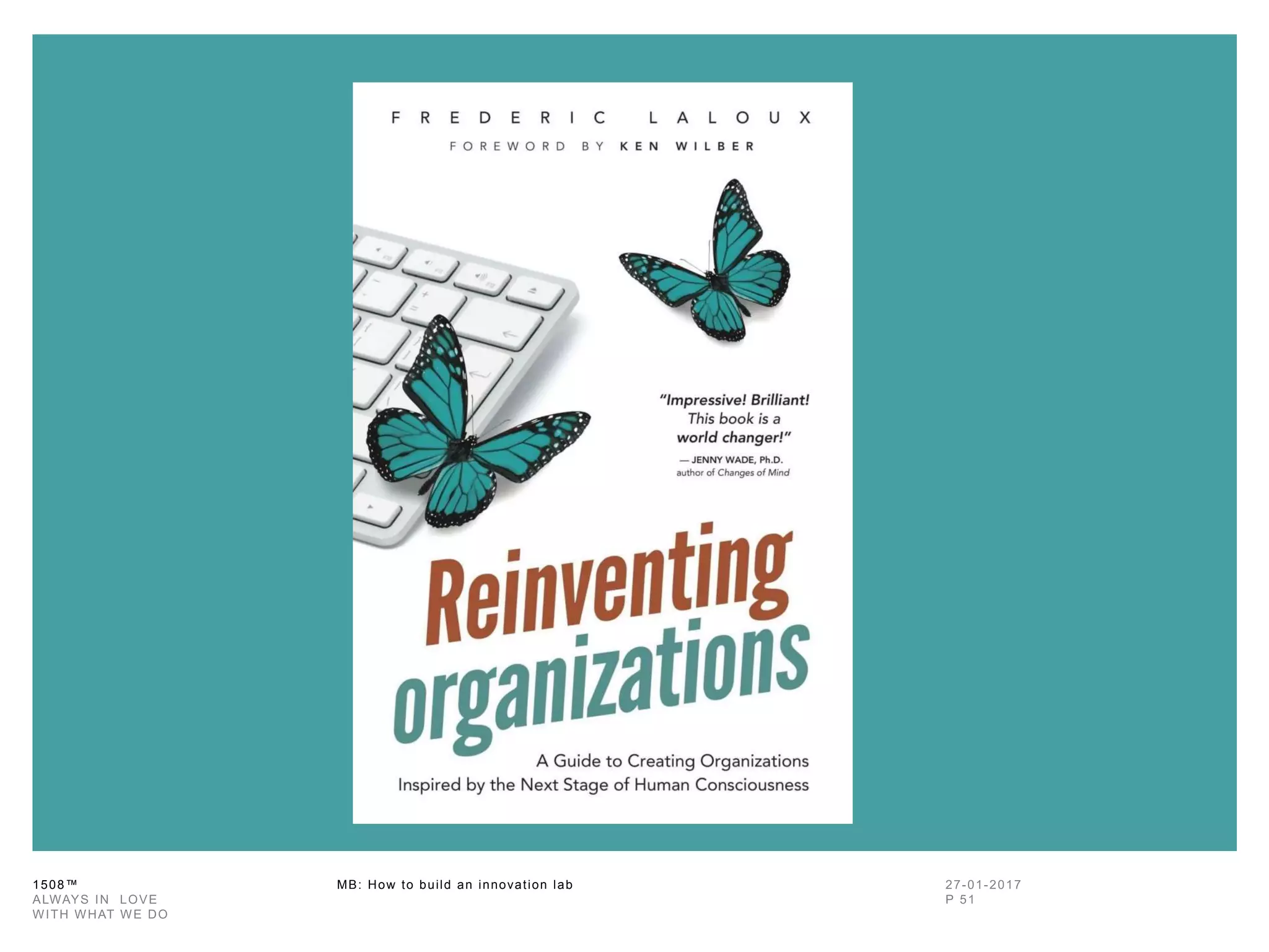 1508™ MB: How to build an innovation
lab
 