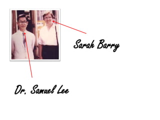 Sarah Barry


Dr. Samuel Lee
 