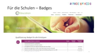 Für die Schulen – Badges
20
 