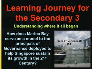 Learning Journey for
  the Secondary 3
 