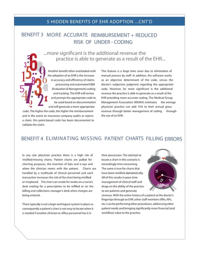 5 Hidden Benefits of an EHR Adoption PDF Healthcare Industry