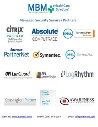 MBM Managed Security Services | PDF