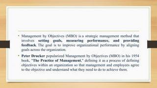 Management by objectives - powerpoint presentation | PPTX