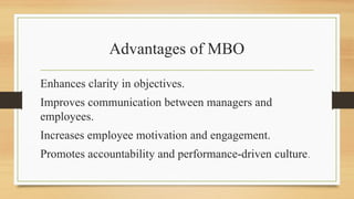 Management by objectives - powerpoint presentation | PPTX