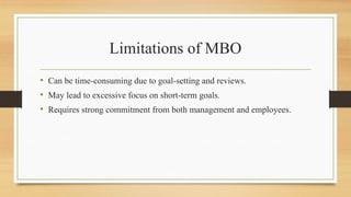 Management by objectives - powerpoint presentation | PPTX