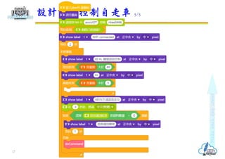 設計語音控制自走車 3/3
17
 