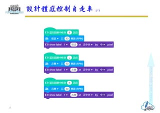 設計體感控制自走車 3/7
13
 